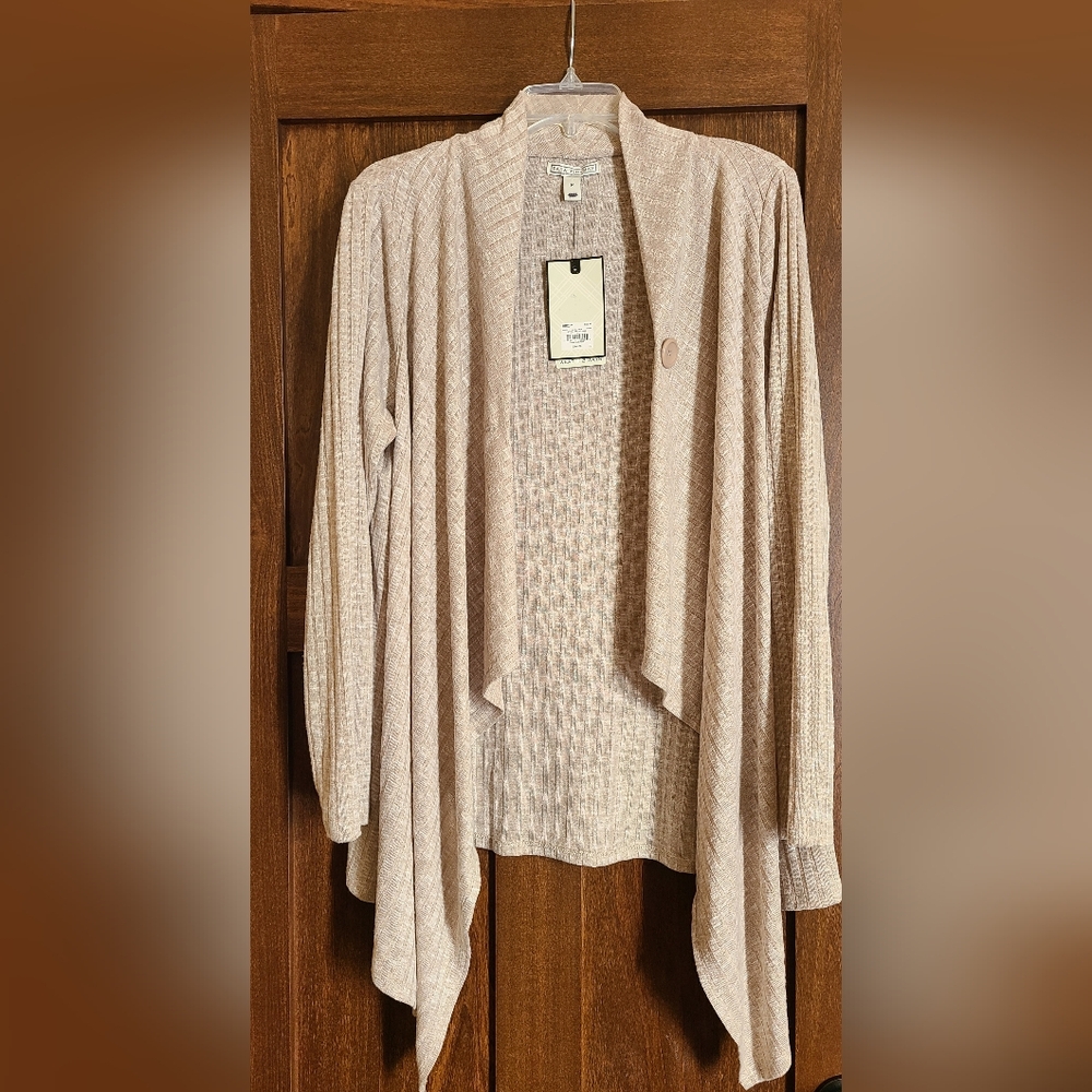 NWT! Dana Buchman 2-way cardigan - Picture 2 of 6